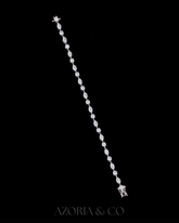 Azoria & Co Square Iced-Out Bracelet – Lab-Grown Diamond Piece with Heavy Power Presence