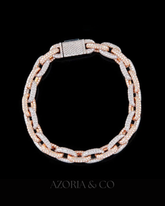 Azoria & Co Heavy Ice Cuban Bracelet – VVS1 Lab Diamond Street Luxury