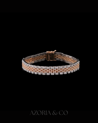 Azoria & Co Modern Lab Diamond Bracelet – Unisex Everyday Luxury