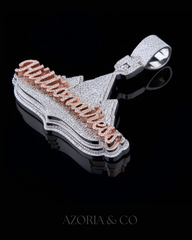 Custom VVS1 Diamond Pendant – Lab-Grown Hip-Hop Design