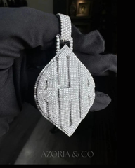 VVS1 Ice Pendant – Custom Lab Diamond Piece in 925 Silver