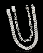 Prong-Set Cuban – Fully Iced Moissanite Diamond Luxury Necklace