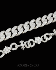 Prong-Set Cuban – Fully Iced Moissanite Diamond Luxury Necklace