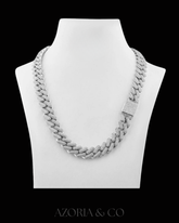 Custom Prong Cuban – Premium Moissanite Diamond Necklace