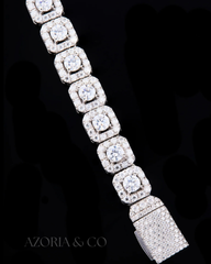 Ultimate Drip Tennis Chain – Full Iced Moissanite Diamond Edition