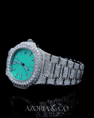 Luxury Iced-Out Moissanite Diamond Watch for Men – Azoria & Co Pure Luxe Edition