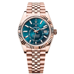 Sky-Dweller Blue Dial Everose Gold Jubilee