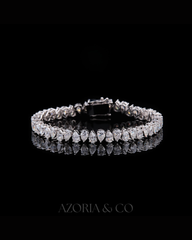 Azoria & Co Mastercrafted Lab-Grown Diamond Bracelet – Full Iced Design