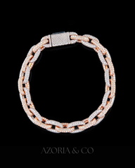 Azoria & Co Heavy Ice Cuban Bracelet – VVS1 Lab Diamond Street Luxury