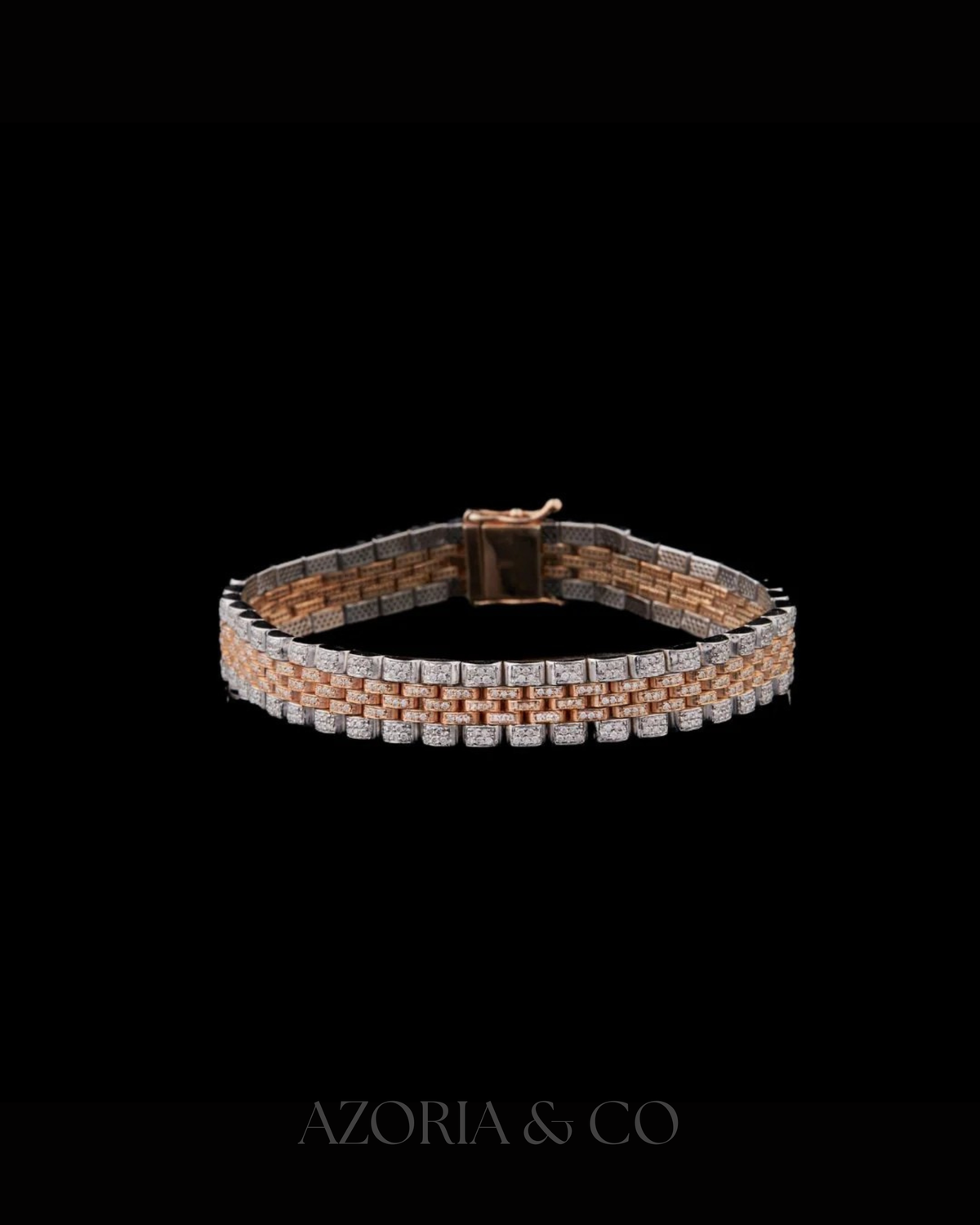 Azoria & Co Modern Lab Diamond Bracelet – Unisex Everyday Luxury