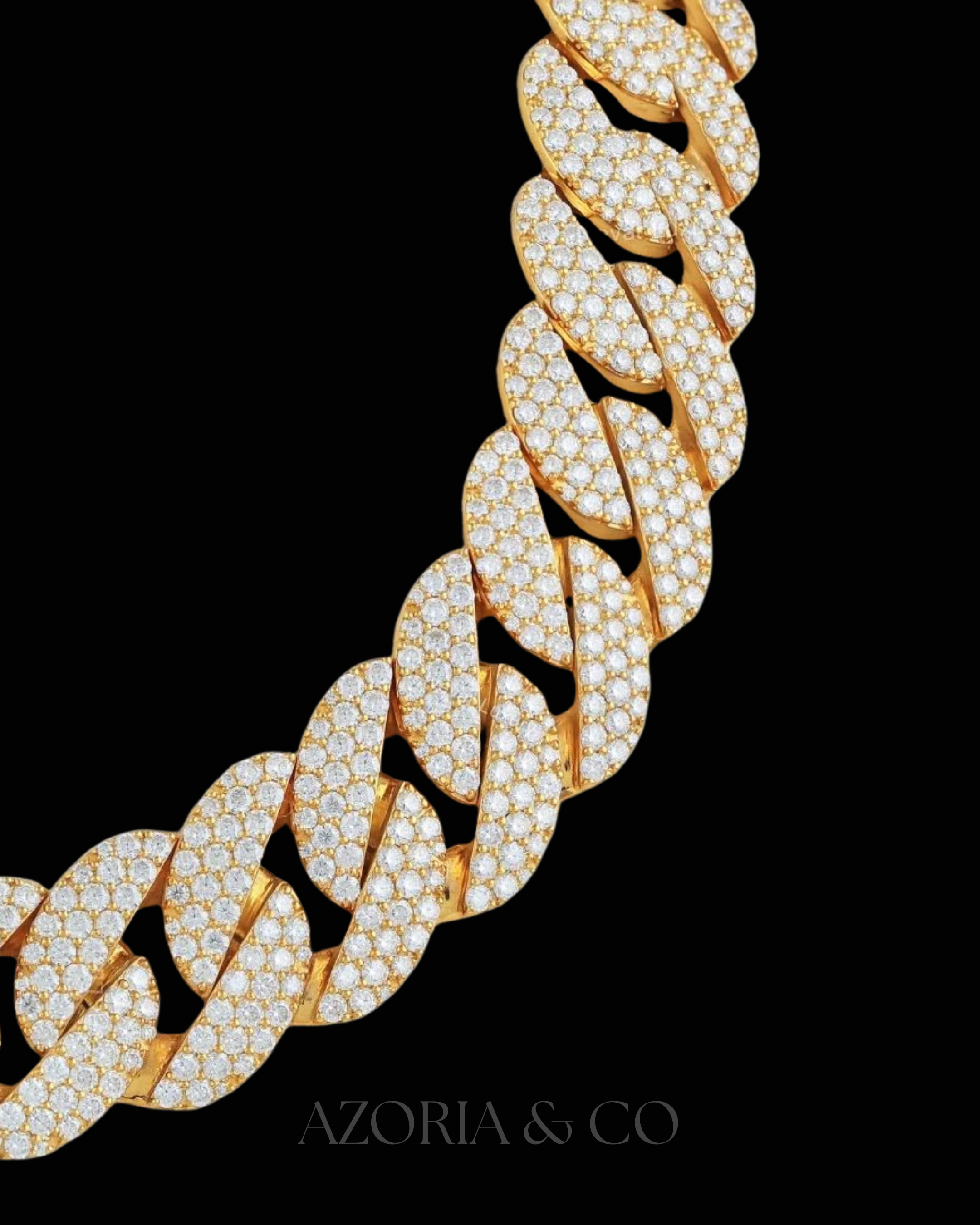 Handcrafted Cuban Link – Premium Lab Diamond Luxury Chain