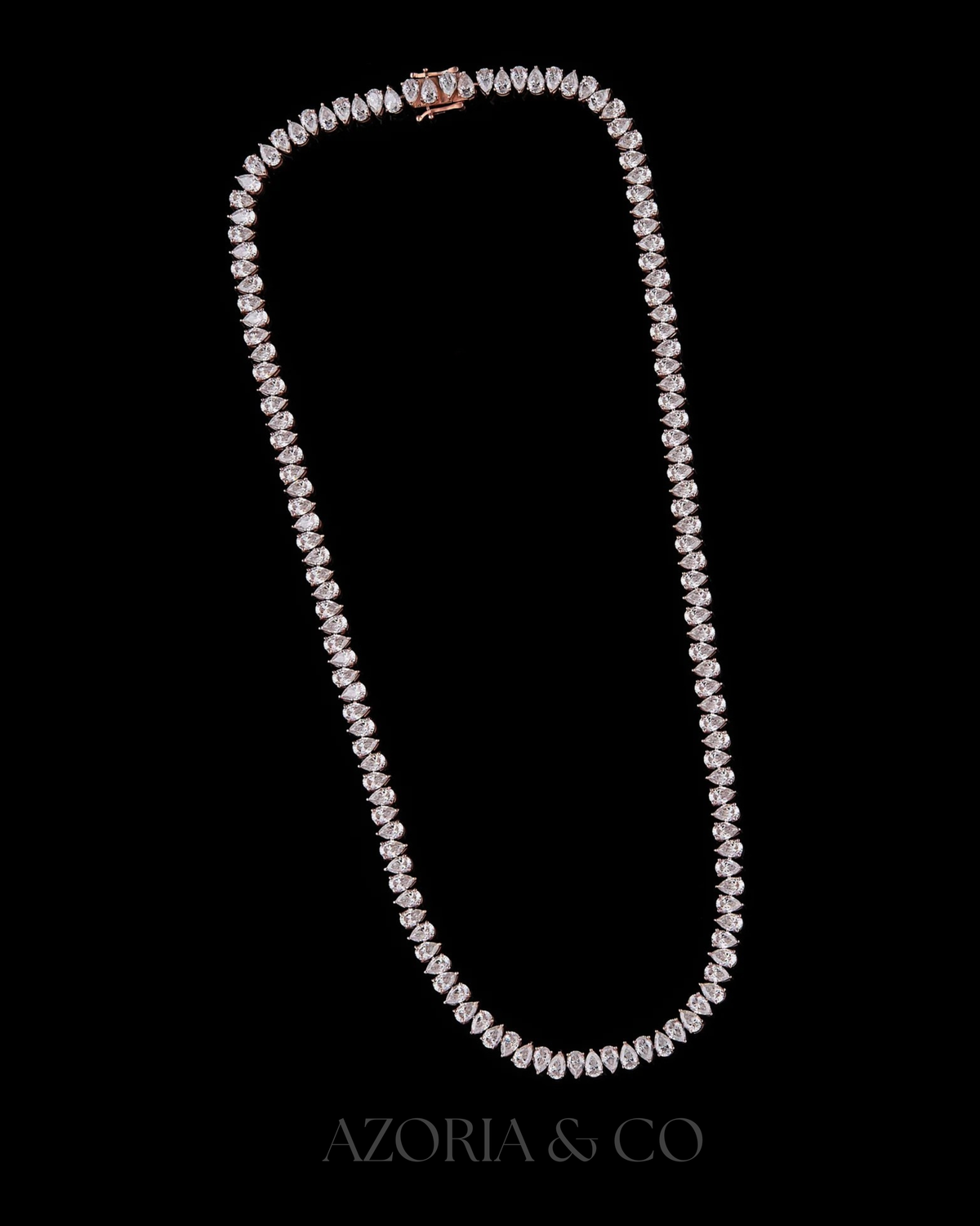 Pear Cut Ice – Lab Diamond Chain for Modern Luxury