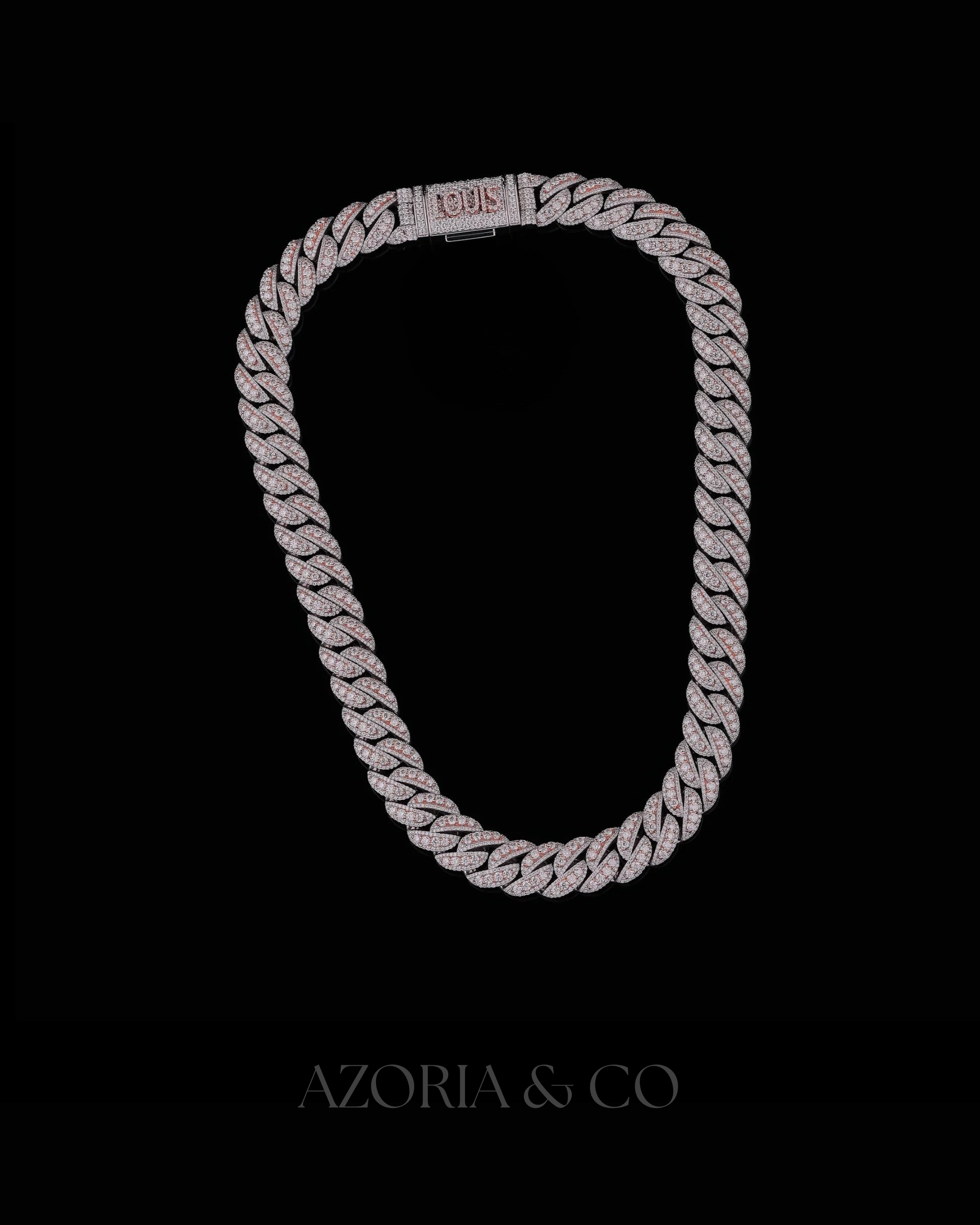 Drip Check – Full Bustdown Lab-Grown Diamond Louis Cuban Chain