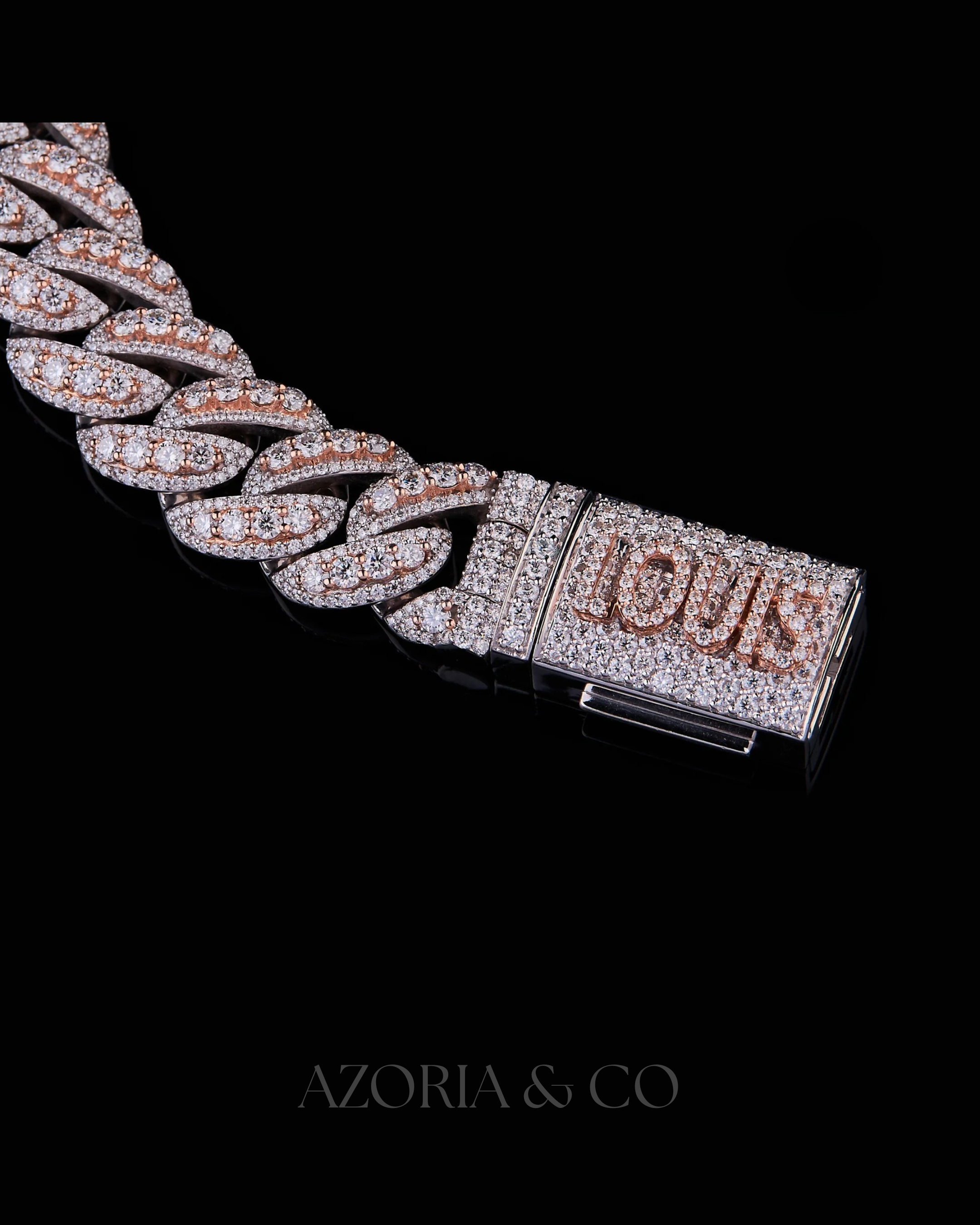 Drip Check – Full Bustdown Lab-Grown Diamond Louis Cuban Chain