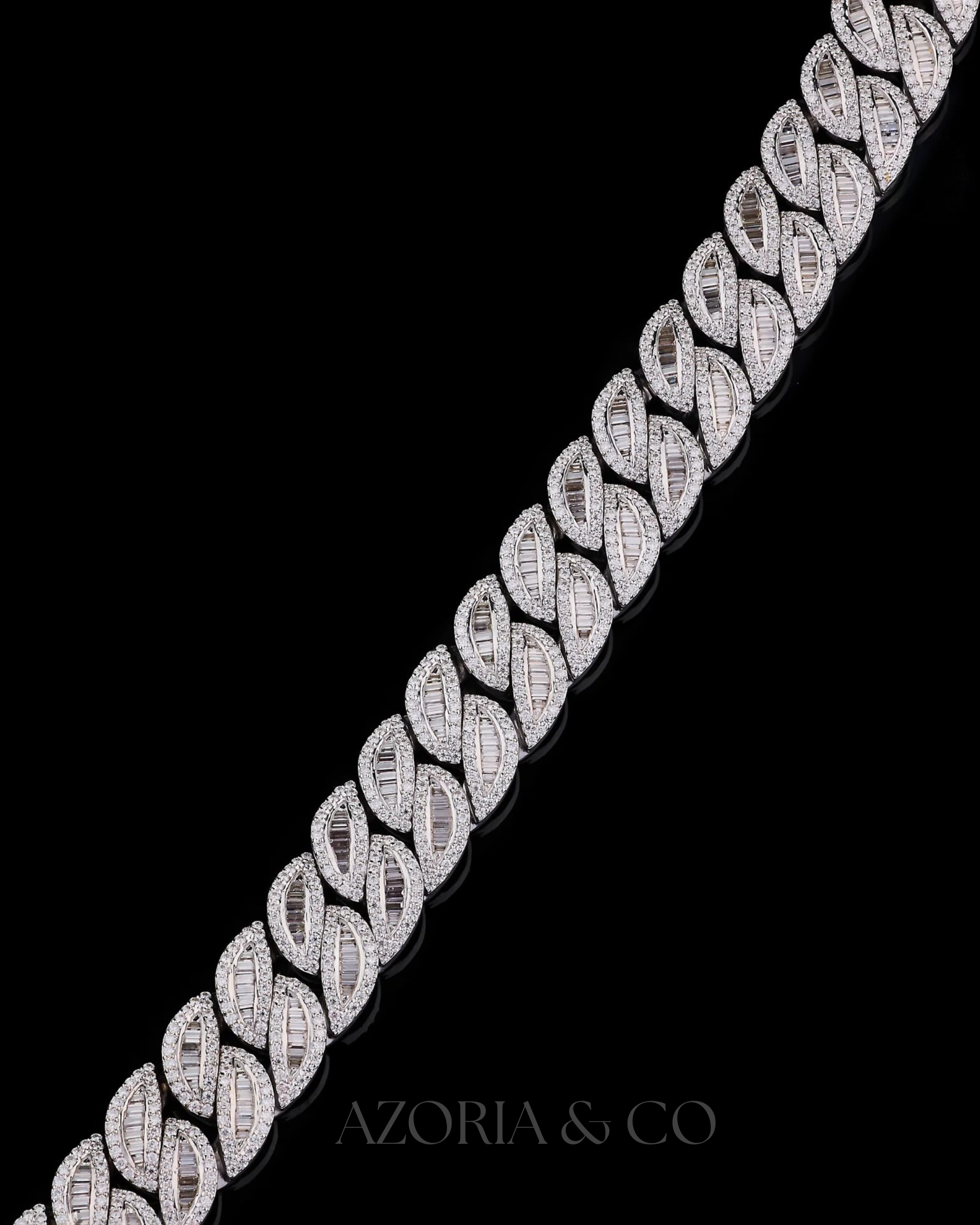 Head-Turner Cuban – Full Iced-Out Lab-Grown Diamond Custom Chain