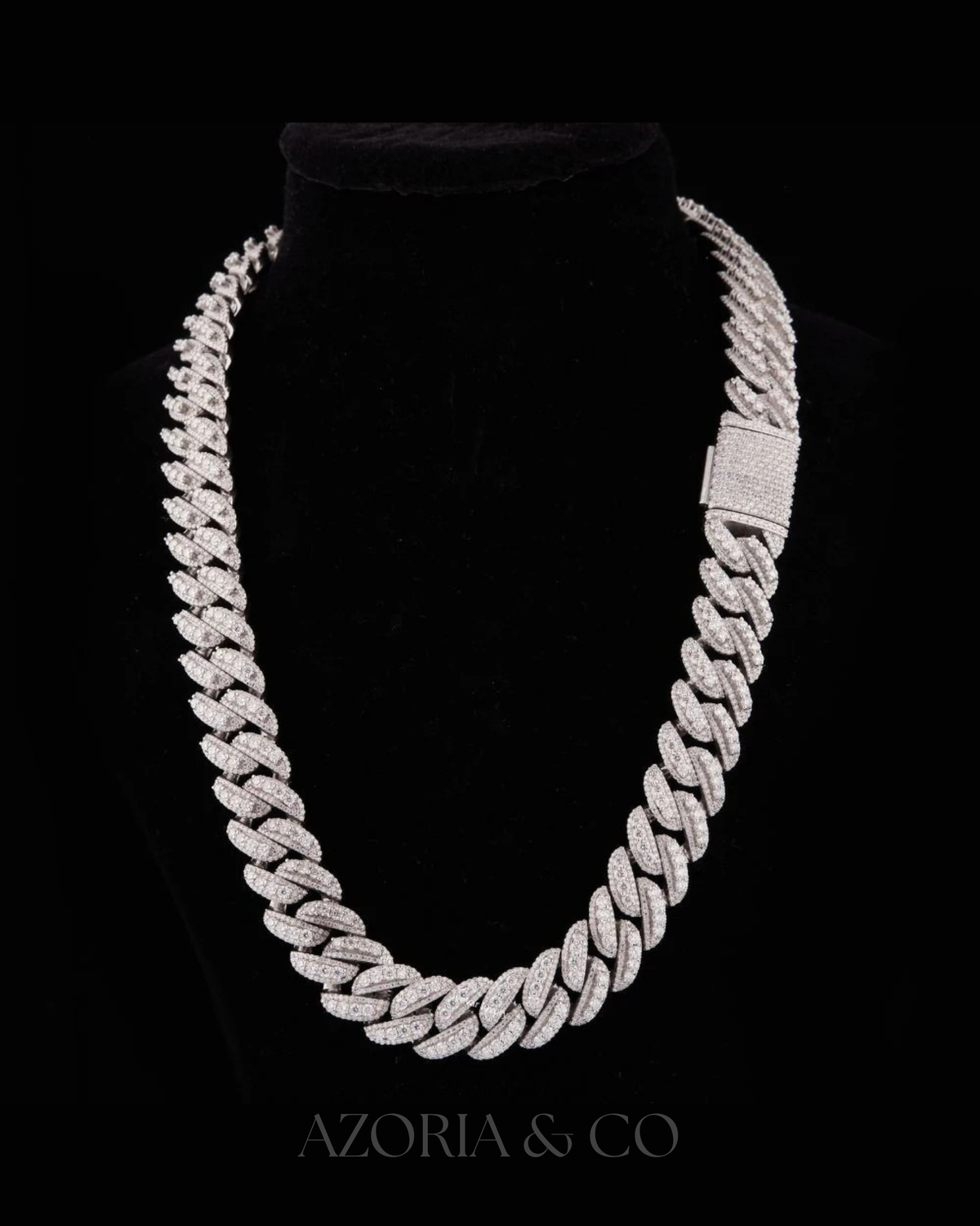 VVS1 Lab Diamond Cuban – Premium 925 Silver Men’s Hip-Hop Link