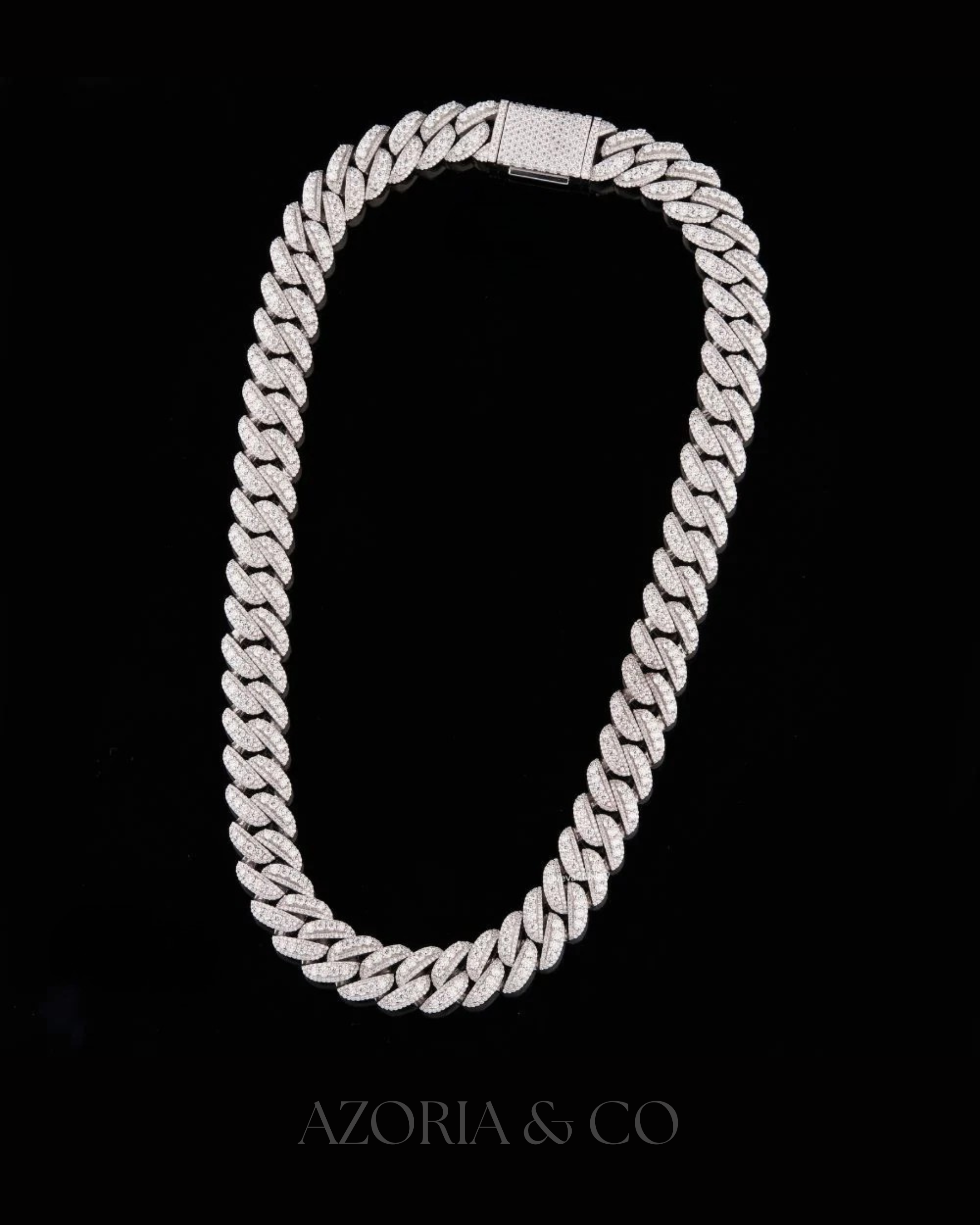 VVS1 Lab Diamond Cuban – Premium 925 Silver Men’s Hip-Hop Link