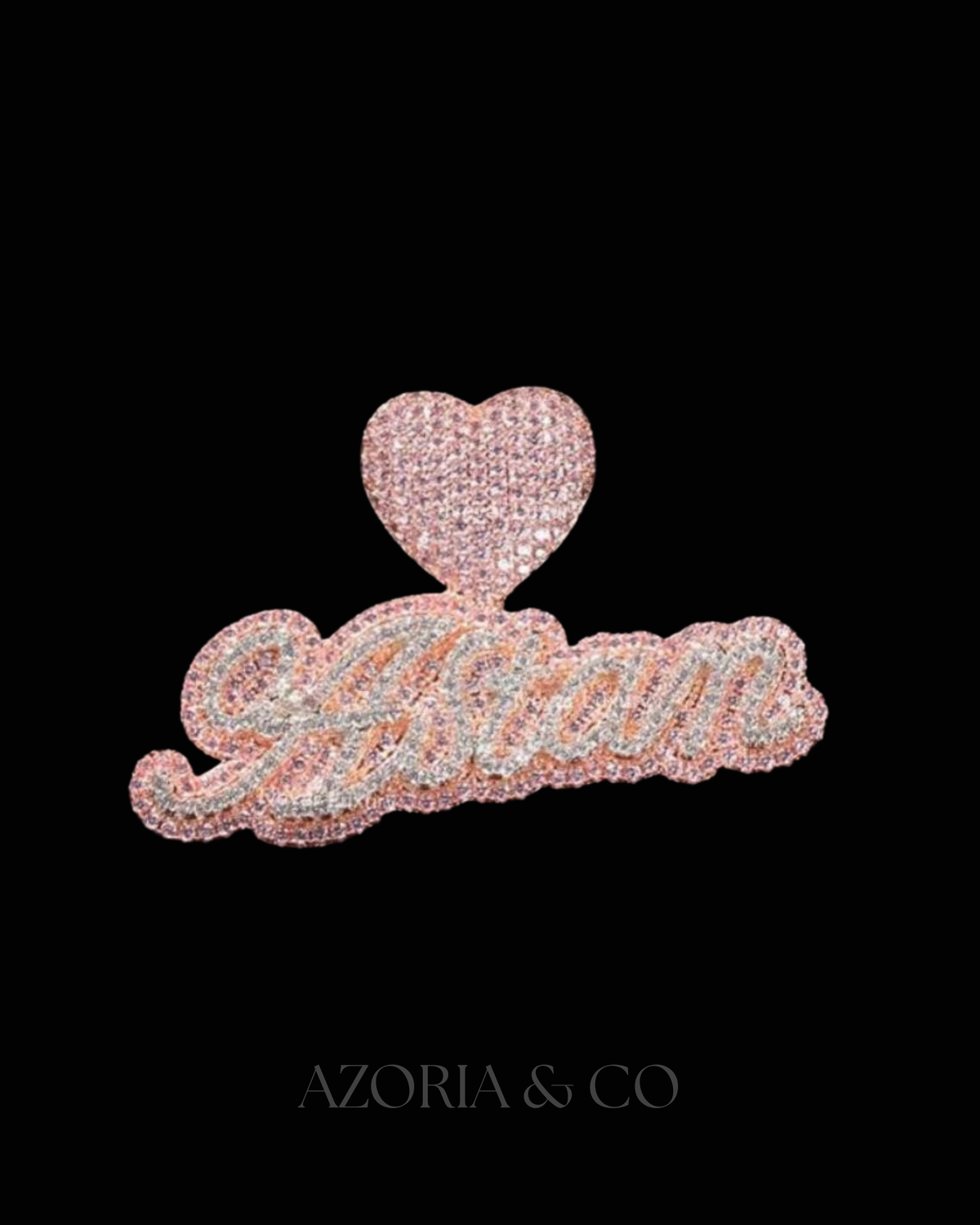 Custom Letter Pendant – 925 Silver/Gold Lab-Grown Diamond Piece