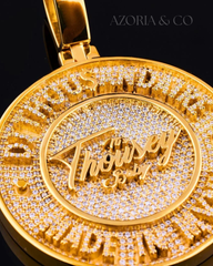 VVS1 Halo Diamond Pendant – Certified Lab-Grown Luxury Piece