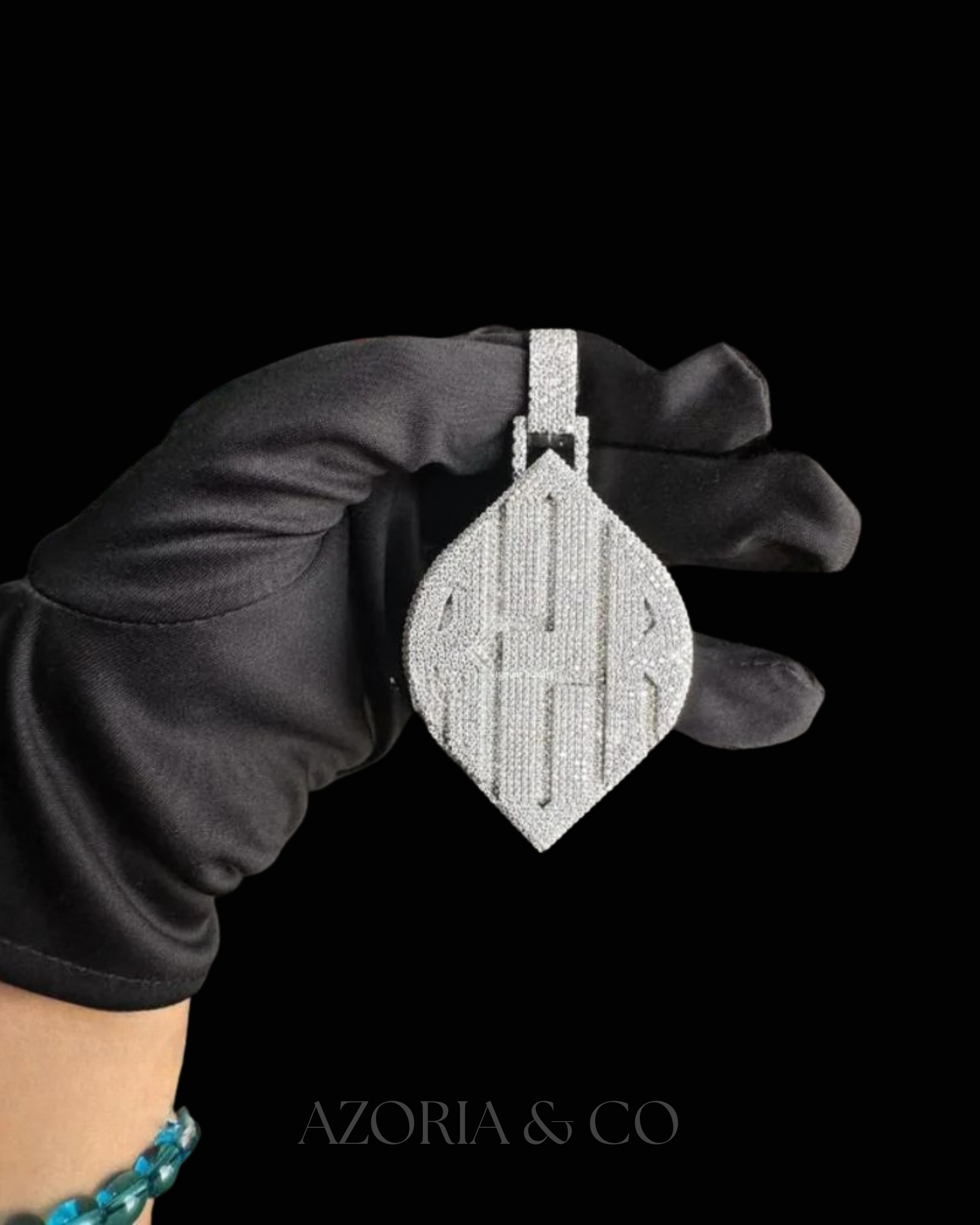 VVS1 Ice Pendant – Custom Lab Diamond Piece in 925 Silver