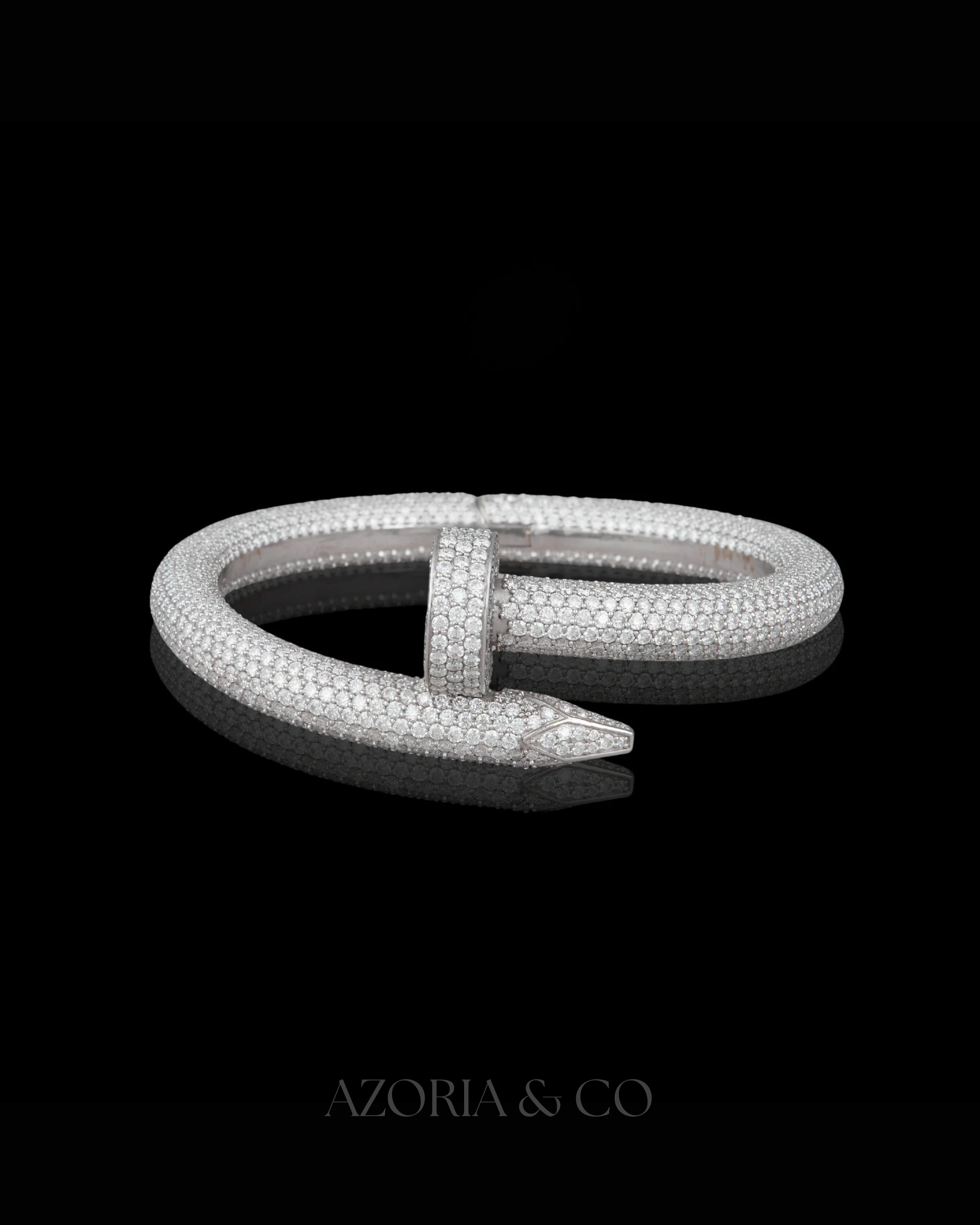 Azoria & Co Premium Moissanite Charm Bracelet – Custom Crafted Piece