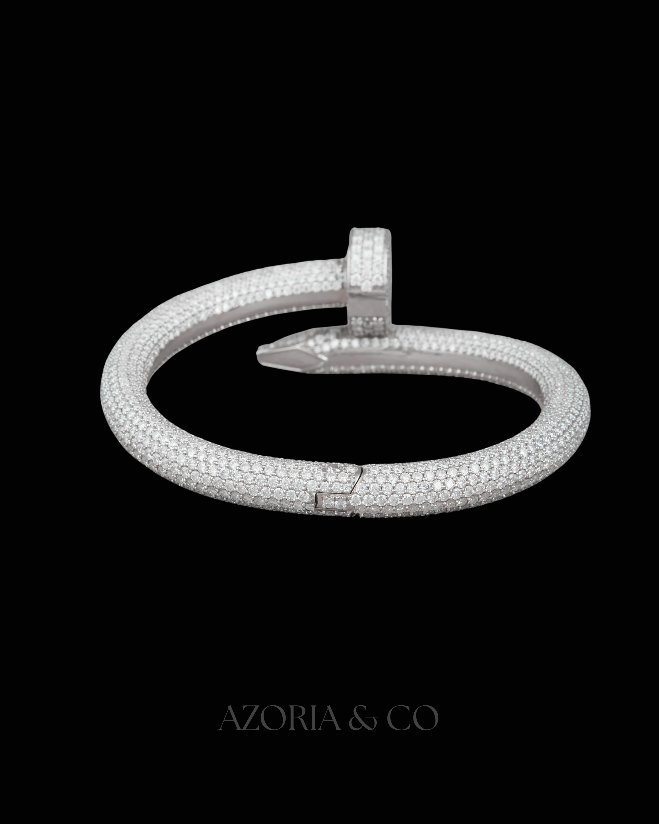 Azoria & Co Premium Moissanite Charm Bracelet – Custom Crafted Piece