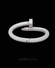 Azoria & Co Premium Moissanite Charm Bracelet – Custom Crafted Piece