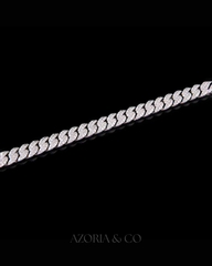 Azoria & Co GRA Certified Cuban Bracelet – Custom Moissanite Diamond Piece