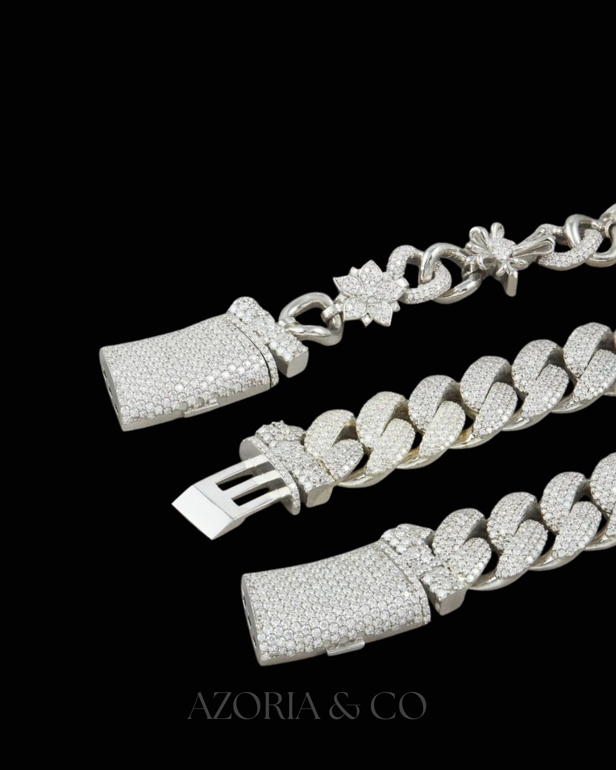 Prong-Set Cuban – Fully Iced Moissanite Diamond Luxury Necklace