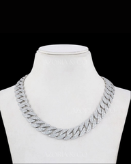 Hip Hop VVS1 Moissanite Cuban Chain – Handcrafted Luxury