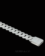 Hip Hop VVS1 Moissanite Cuban Chain – Handcrafted Luxury