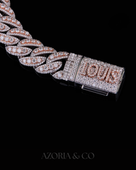 Louis Cuban Ice – Complete Bustdown Diamond Link Chain