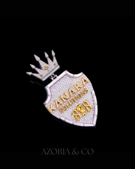 Azoria & Co Signature Moissanite Pendant – Custom 925 Silver Piece