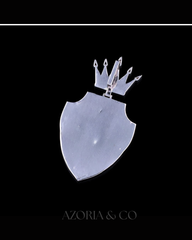 Azoria & Co Signature Moissanite Pendant – Custom 925 Silver Piece