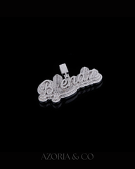 Azoria & Co Classic Baguette Cross Pendant – Moissanite Luxury Jewelry