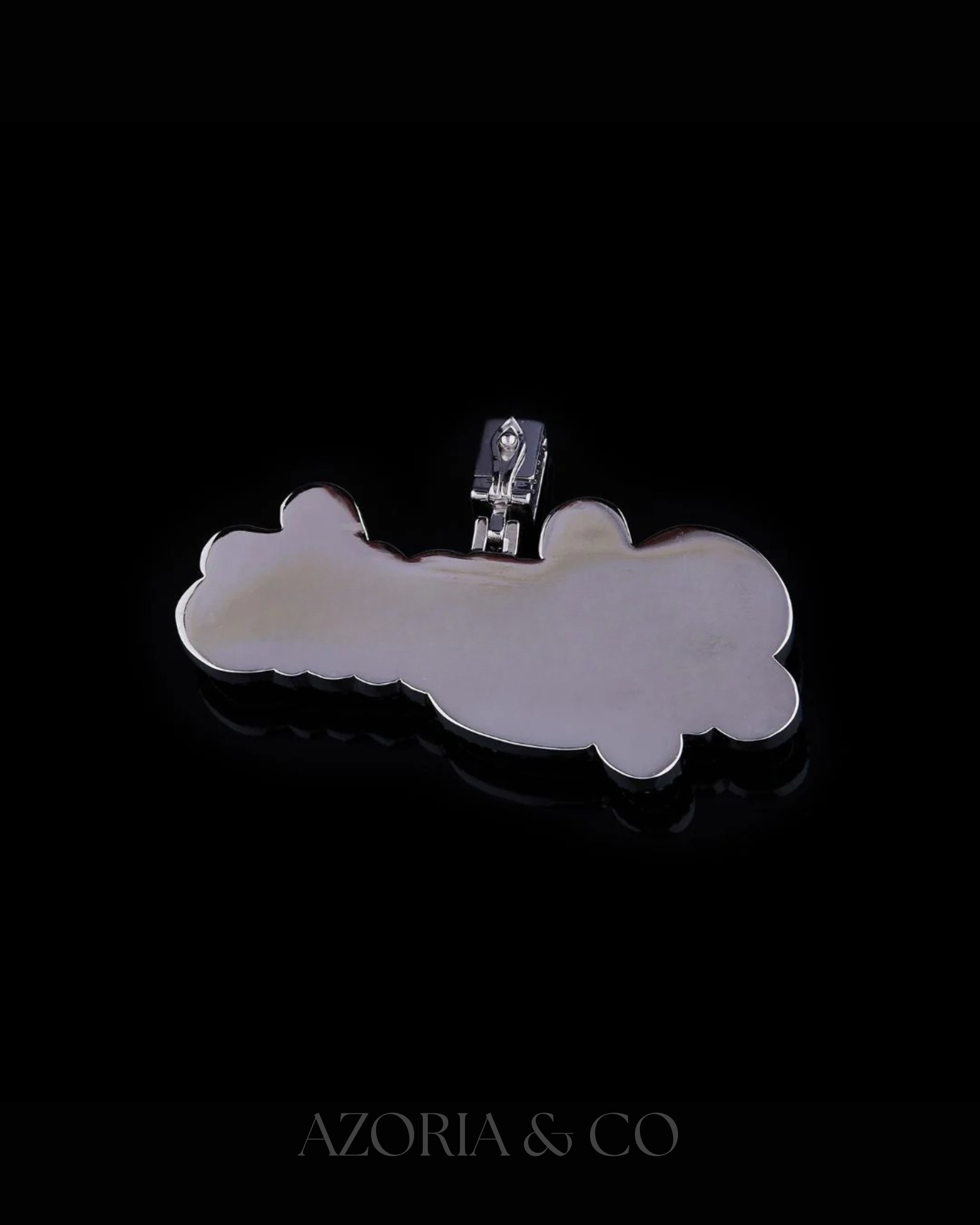 Azoria & Co Classic Baguette Cross Pendant – Moissanite Luxury Jewelry