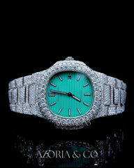 Luxury Iced-Out Moissanite Diamond Watch for Men – Azoria & Co Pure Luxe Edition