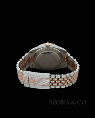 Azoria & Co Ultimate Bling – Handcrafted Full Iced-Out Moissanite Diamond Watch