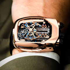 Premium Engine Style Skeleton Watch – Futuristic Design Edition
