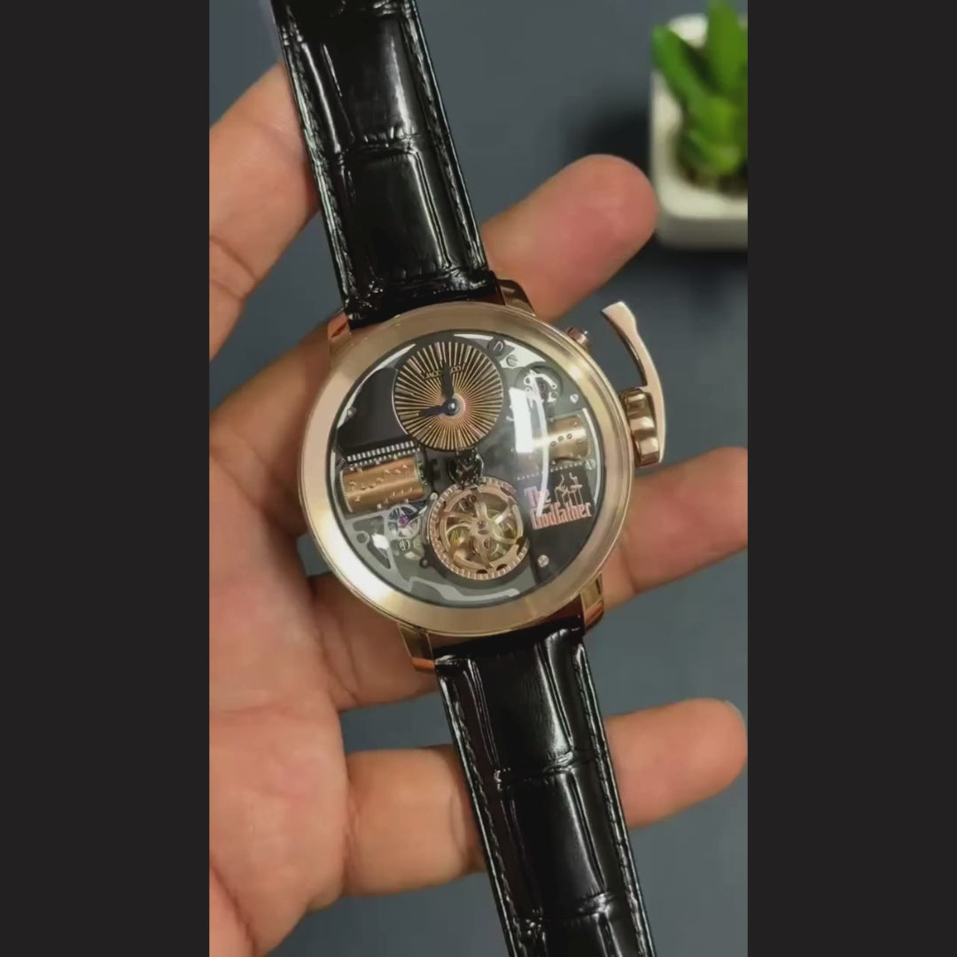 High-End Mechanical Watch with Animated Musical Movement