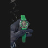 Premium Open Dial Sport Watch – Green Edition