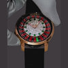 Roulette Dial Watch with Diamond-Style Center