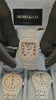 Azoria & Co Full Iced-Out Square Moissanite Diamond Watch – Two-Tone Roman Dial Luxury