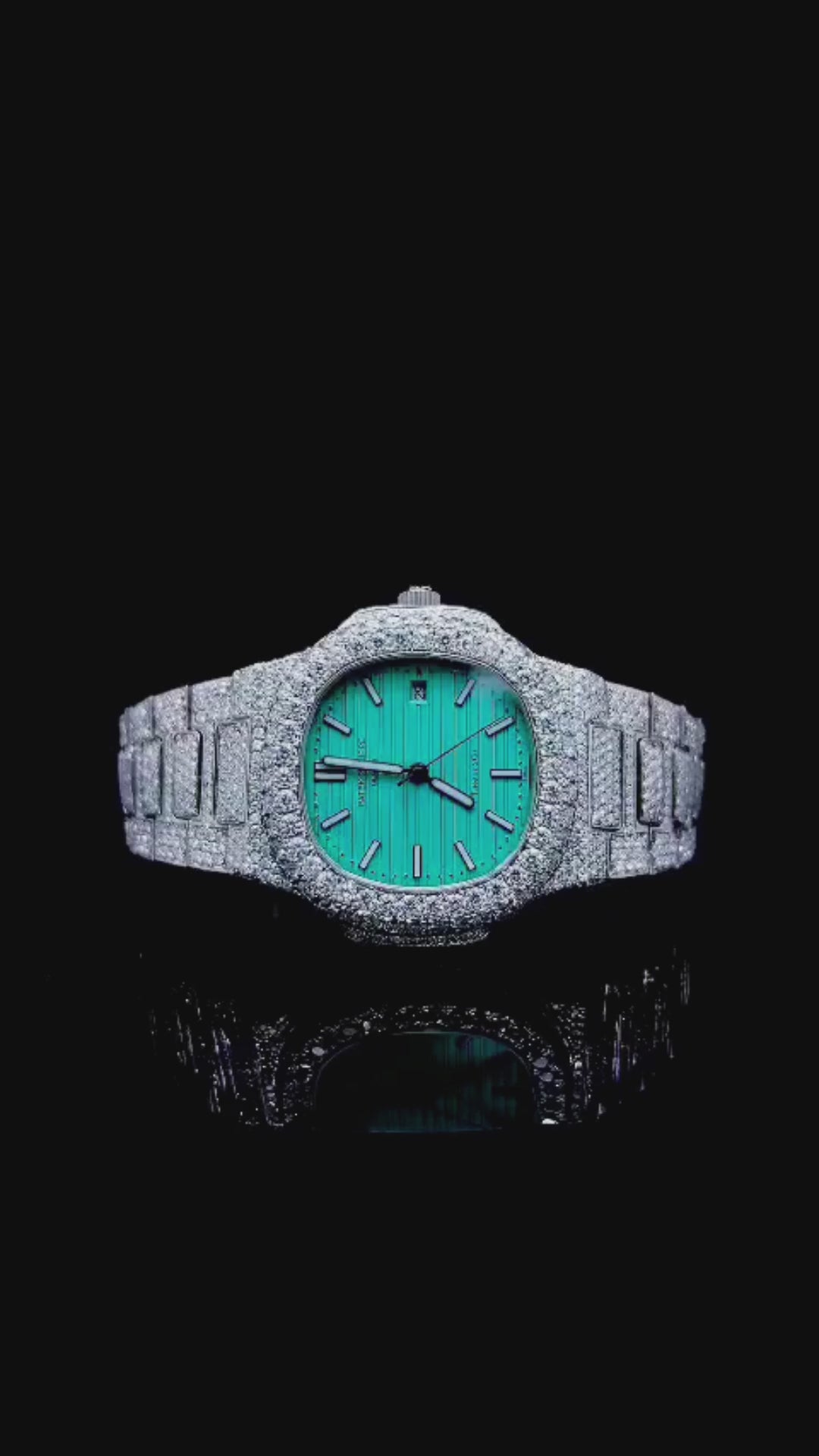 Luxury Iced-Out Moissanite Diamond Watch for Men – Azoria & Co Pure Luxe Edition